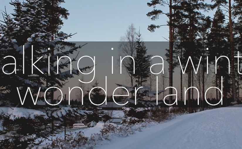Walking in a winter wonderland